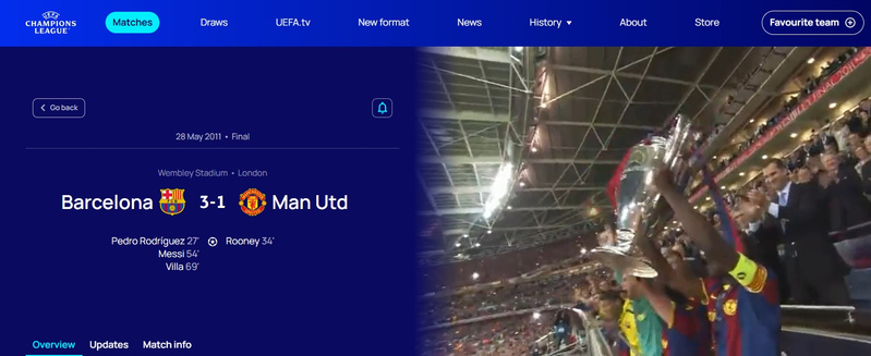 Barcelona Man Utd 3-1-Champions league