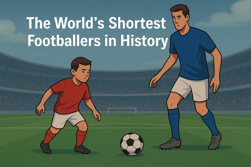 shortest footballers in history illustration
