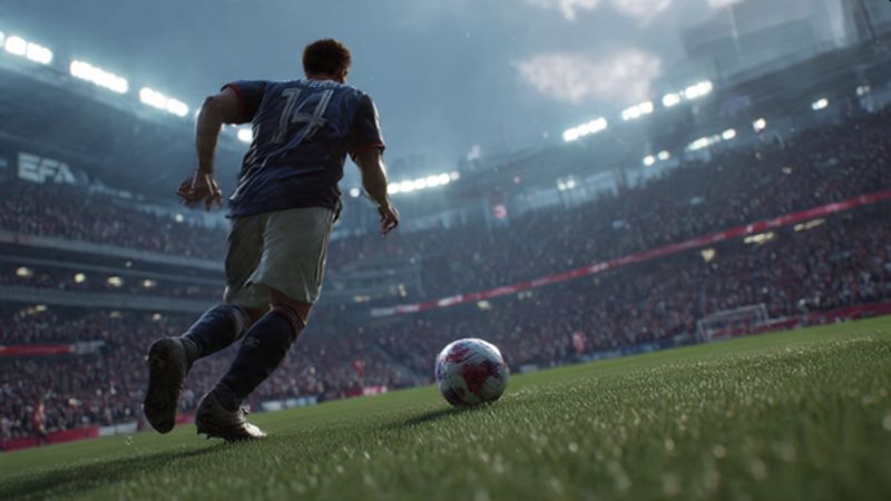 ea fc 26 player runs on to ball